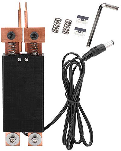 Penna per saldatura a punti 1-8650 Penna per saldatura a punti a batteria Strumento per forniture per trigger industriale saldatore automatico portatile per batteria 1-8650 Nero