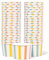 Paper Ice Cream Tubs and Soup Bowls, 50-Count, 266 ml, Sundae Stripes, Hot/Cold Paper Snack Cups, Disposable Ice Cream Cups, Soup Bowls