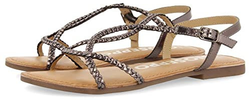 GIOSEPPO Femme Nioaque Sandale, Plomb, 40 EU