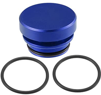 X AUTOHAUX Cigarette Lighter Dustproof Plug Cover Blue Metal 1 Pcs | Universal Car Cigarette Lighter Dustproof Plug Cover