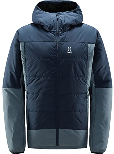 Haglofs Mimic Silver Jacke, Steel Blue/Tarn Blue, L für Herren, Steel Blue/Tarn Blue, Large