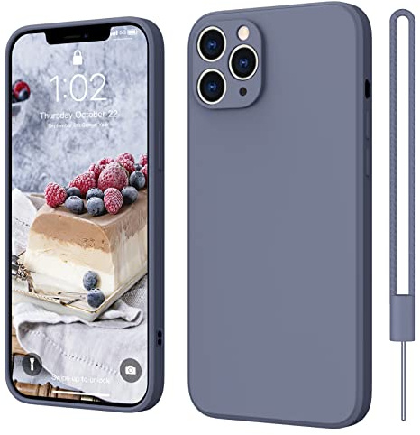 ElestBela iPhone 11 Pro Hülle Silikon Case, Hanyhülle iPhone 11 Pro Ultra Dünn Slim mit Microfiber, Kratzfeste Rundumschutz Case Schutzhülle Hülle für iPhone 11 Pro 5.8'' Blau