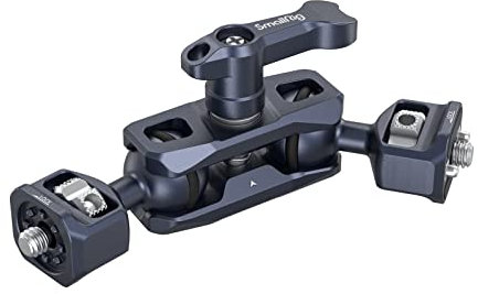 SMALLRIG Dual Ball Heads Magic Arm für Sony FX6 / FS5 / FS5 II, Articulating Magischer Arm mit 1/4 -20 Schraube, Kamera-Monitorhalterung aus Aluminiumlegierung, max. Belastung 5,5 kg, nur 88 g - 4123