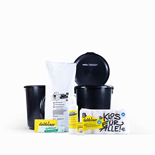 Goldeimer »Basic« Trockentoilette aus recyceltem Kunststoff - Rundum-Sorglos-Paket