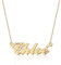 UMAGICBOX Collier Prénom Personnalisé Chloé, Plaqué Or 18K - Cadeau émouvant pour la Fête des Mères, Noël ou comme un cadeau inspirant pour un Diplômé