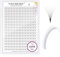 NAGARAKU Eyelash Extensions 320 Pcs Premade Fans Russian Volume Long Stem Premade Fans Thin Pointy Base Natural Pre Fanned Fluffy False Eyelash Clusters Black 16 Rows (7D 0.07 D Curl 9-14mm Mix Tray)