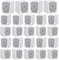 Lot de 24 sacs d'aspirateur compatibles avec iRobot Roomba i7 i7+ i3 i3+ i8 i8+ J5+ i5+ i4 i4+ i1+ i6 i6+ J5+ J7 J7+ S9 S9 Plus Sacs à poussière automatique