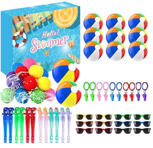 Recuerdos para fiestas en la playa en la piscina,Recuerdos para fiestas en la piscina | Decoraciones para fiestas de cumpleaños - Juegos de deportes acuáticos, buceo en piscina y diversión en la playa
