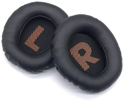 Cuscini auricolari di ricambio,Copertura dei padiglioni auricolari per JBL QUANTUM Q350 Q360,Orecchio tazze copertura Cuscini di spugna (Paraorecchie arancione)