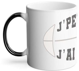 Mug Thermo-réactif Tasse Magique - J'Peux Pas J'ai Rugby - 325 ml