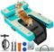 FBSPORT Rampa de Agua Hinchable para Perros, Escalera Flotante para Muelles Escalera Flotante para Piscinas, Barcos, Lagos, Escalera Flotante Antideslizante de EVA para Perros de hasta 100 kg