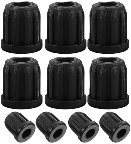 MUCKLILY 10Pcs office chair wheel castor socket Caster Socket Sleeve Inserts for Office Chair Wheels Caster Stem Socket Inserts Practical Sleeve Inserts for Furniture Wheels