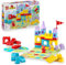 LEGO DUPLO 2in1 Hopsys Burgspiel - Lernspielzeug für Kleinkinder - Inkl. 3 Tierfiguren, Spielburg und Brettspiel mit Spinner - Geschenk zum Geburtstag für Mädchen & Jungen ab 3 Jahren - 10450