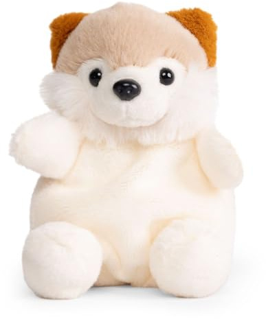 Little Living Nature Snugglies Shiba Inu Plüschtier – Stofftier Geschenk für Kinder, Kuscheliges Hundespielzeug
