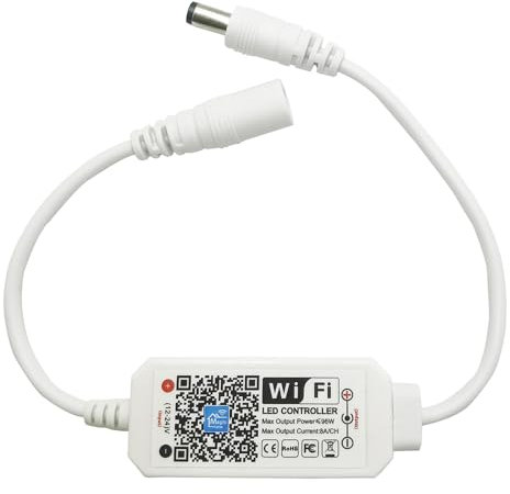 LED Smart WiFi Controller DC 12V 24V Dimmer APP Voice Remote Control Dimming For COB 2835 Single Color LED Strip Lights