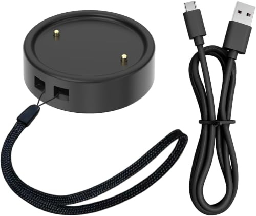 VGowosan-Ladegerät, kompatibel mit Amazfit Active 2, Amazfit Bip 6, GTR 4/3 Pro und GTS 4/3 – magnetische kabellose Ladestation, 1 m langes Kabel für das tragbare Ladegerät