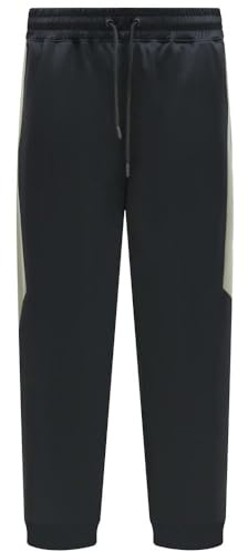Duke Mens Peterborough Dry Wear Elasticated Joggers - Black
