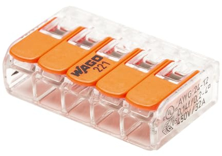 Boîte de 50 bornes de connexion automatique S221-5 entrées