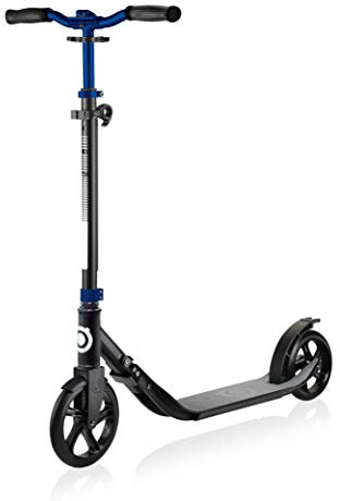 GLOBBER ONE NL 205-180 Duo – Tretroller, 205/180 mm, ABEC 7, höhenverstellbar, Klappmechanismus, dunkelblau