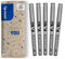 Pilot Hi-Tecpoint V5 Tintenroller – feine Stifte mit flüssiger Tinte und 0,5-mm-Spitze für präzises Schreiben, schnell trocknende, auslaufsichere Tintenroller – 5er Set Schwarz – dokumentenecht