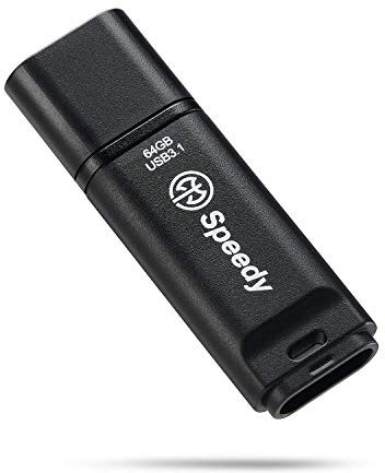AXE Speedy 64 GB USB 3.1 SuperSpeed USB-Stick, Speicherstick, Lesegeschwindigkeit von bis zu 400 MB/s