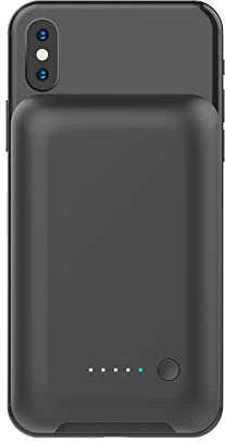 XLayer Magfix Powerbank Wireless Black 5000 mAh Akku, externes Ladegerät für iPhone, iPad, Samsung, Huawei, Xiaomi, AirPods, schnelles Aufladen, Tragbares Gerät
