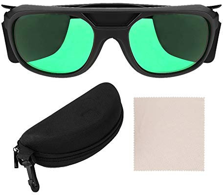 Lazmin LED Grow Room Brille Anti UV Augenschutz LED Indoor Hydroponics Eyewears mit verstellbaren Brillenbügeln