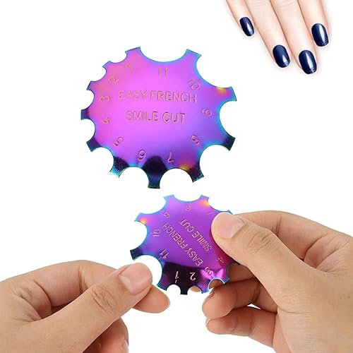 Outils de Nail Art en Acier Inoxydable Modèle Sourire Facile à Utiliser pour Manucure Ensemble de Coupe-Ongles Design Créatif