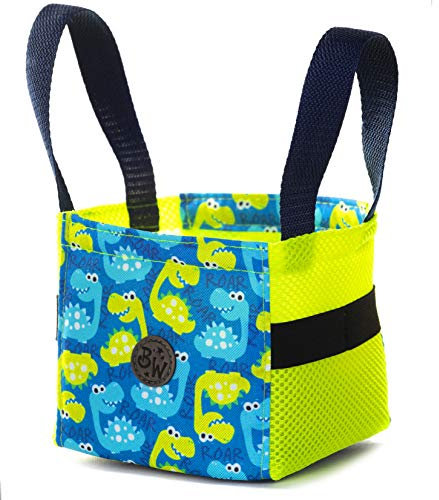 BAMBINIWELT Musikbox-Tasche, Transporttasche für Hörwürfel z.B. Toniebox und Tigerbox Touch, Halterung für Tonies,KLEIN (Modell 11)