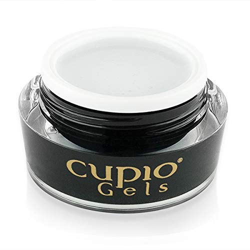Cupio Ultra Strong UV Gel 15 ml – No File Aufbaugel Transparent mit Fiberglas, 3-in-1 Gel für Naturnagelverstärkung & Verlängerung, Selbstglättend, UV/LED, Sehr Widerstandsfähig