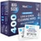 Glasses Wipes Lens Cleaner - Lens Wipes for Eyeglasses - 400 Pre-moistened Individually Wrapped Wipes for Eye Glasses, Electronics, Phone, Computer, Laptop Screen - Camera Lens Cleaner - Made in EU