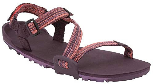 Xero Shoes Z-Trail – leichte Wander- und Laufsandale für Damen – barfußinspirierte minimalistische Trail-Sport-Sandalen – Magenta, Größe 41.5 EU