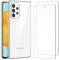 NEW'C Hülle für Samsung Galaxy A52 5G, A52s 5G Ultra Transparent Silikon Weiches TPU Gel und 2 × Panzer Schutz Glas für Samsung Galaxy A52 5G, A52s 5G - Anti Scratch