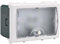 TOT ELECTRIC Lampada di emergenza compatibile con Vimar plana per scatola supporto 503 3w 3 moduli da incasso a parete luce anti blackout