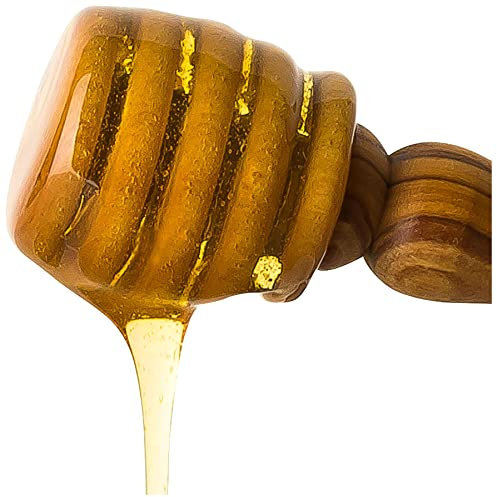 Honiglöffel/Honigheber aus Olivenholz, hergestellt in einer Manufaktur in Bethlehem
