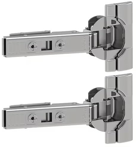 New UTRUSTA Hinge W B-in Damper for Kitchen Cabinet Door Opening Angle 110 ° Blum Slowly Softly and Silently Closing Hinges Adjustable (2 Pack)
