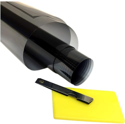 Tinting Film Roll,Vehicles Window Tint Film Black Privacy Film Anti Uv Heat-insulation Glare Prevent for Car Van 20% VLT(20in x 20ft)