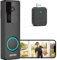 CHZHVAN Smart Video Doorbell Work with Alexa, 1080P FHD Doorbell Camera Wireless with AI Analysis, Anti Theft, PIR Motion Detection for Outdoor, Instant Alerts, 2-Way Audio