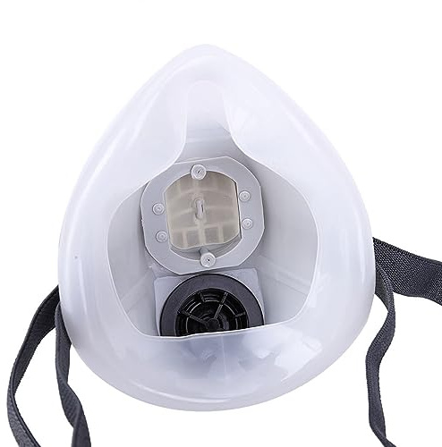 Pyhodi Atemschutzmaske, Gasmaske, Bequem und Weich, mit Elastischem Befestigungsband Zur Verhinderung von Nebel, Zur Verhinderung von Kleinem Staub und Zur Verhinderung von Sprühfarbe