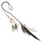 Simsky Indianer kopfschmuck damen,Boho Haarschmuck für Mädchen - Indianer Kopfschmuck mit Federlänge 6-15 cm