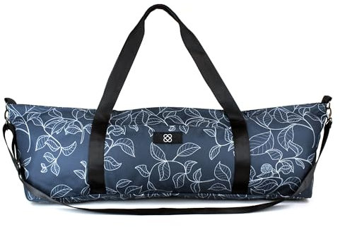 DOJA Barcelona Borsa per Tappetino Yoga Grande XXL- - Sacca per Materassino Yoga Resistente ed Ampia con Maniglie e Cinghia per Spalla - Borsone Palestra Pilates Dotato di Tasche e Custodia