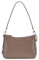 GUESS Damen Daryna Top Zip Shoulder Bag Umhängetasche, Dunkles Taupe