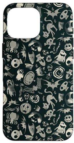 Disney The Nightmare Before Christmas Black Case for iPhone 16 Pro Max