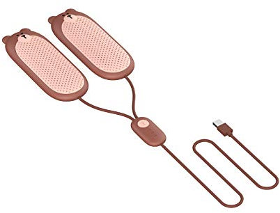 JNHWFDB Sèche-Chaussures USB Portable, sèche-Chaussures Chauffant avec UV, pour Chaussures en Cuir/Chaussures de Sport/Pantoufles Sèche-Chaussures électrique Portable - Marron