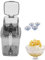 Mini trituradora de hielo - Dispositivo manual de afeitado de hielo para cocina, máquina compacta de hielo triturado | Rallador de hielo portátil para cono de nieve, molino de hielo práctico para