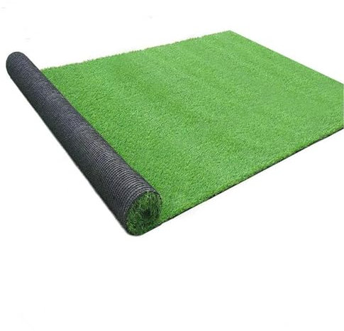 Aikimfuly Gazon artificiel 1,5 m x 2,4 m, tapis synthétique réaliste, intérieur et extérieur, paysage de jardin pour animaux de compagnie, faux tapis avec trous de drainage (0,6 x 1,5 m)