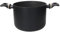 Tognana Italika - Olla para pasta de 22 cm con tapa, aluminio forjado, gris oscuro, fabricada en Italia