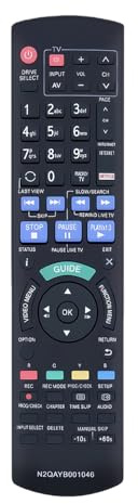 N2QAYB001046 Ersatz-Fernbedienung für Panasonic Blu-ray Disc Player HDD Recorder DMR-PWT550 DMR-BWT720 DMR-BST720 DMR-BST721 DMR-BWT750 DMR-BWT750GL DMR-BST820 DMR-BWT7355