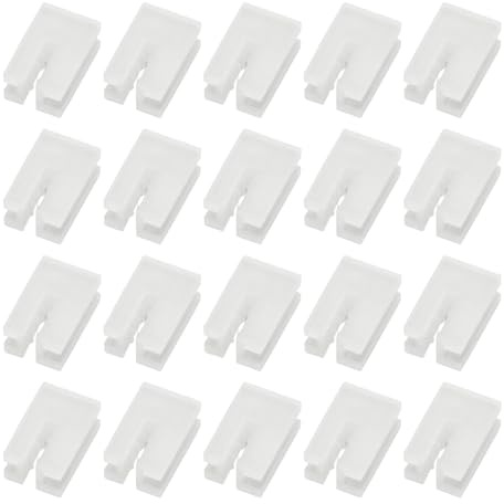 20 Pack 10x14mm Radiator Anti Vibration Inserts for Central Heating Systems | 20-Pack 10×14mm White Plastic Radiator Anti-Vibration Inserts, Reduce Noise & Wear for Central Heating Panel Radiators