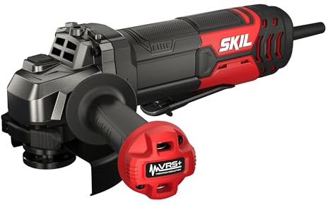 SKIL Meuleuse d'angle 9132AB 125 mm (disques 125 mm, 850 W, poignée latérale, séparation/meulage/dérouillage, roulement à billes résistant à la poussière, système VRS+, système « Clic », artisans